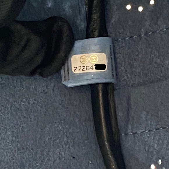 Chanel Black Logo Eyelets Shopping Tote Perforated Calfskin with Silver Hardware - Picture 10 of 14